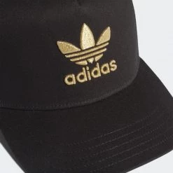 Προϋπολογισμός 🤩 Καπέλα Adidas Originals Unisex Adicolor Gold Trucker Cap BLACK/GOLDMT 😍 -adidas-originals Κατάστημα adidas originals ac gold trucker 3