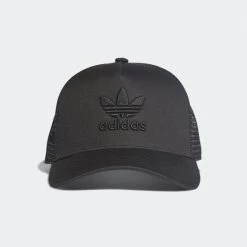 Κουπόνι 👏 Καπέλα Adidas Originals Trefoil Trucker Ανδρικό Καπέλο BLACK/BLACK ✨