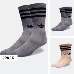Προώθηση 🌟 Κάλτσες Adidas Originals Batik Sock 2-Pairs Unisex Κάλτσες MGSOGR/BLACK 😀