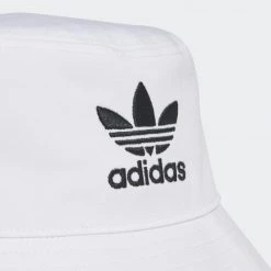 Καλύτερη πώληση 👍 Καπέλα Adidas Originals Adicolor Trefoil Unisex Bucket Hat White 💯 -adidas-originals Κατάστημα adidas originals bucket hat ac 7