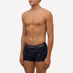 Καλύτερη πώληση 🎉 Εσώρουχα Polo Ralph Lauren Ανδρικό Μπόξερ CRUISE NAVY AOPP 💯
