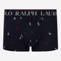Καλύτερη πώληση 🎉 Εσώρουχα Polo Ralph Lauren Ανδρικό Μπόξερ CRUISE NAVY AOPP 💯 -adidas-originals Κατάστημα polo ralph lauren bci cotton elastane print trunk 1 2