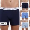Καλύτερη πώληση 🔥 Εσώρουχα Polo Ralph Lauren Boxer Brief 3 Pack Ανδρικά Μποξεράκια 3PK EL BLU AOPP/HB BLU/NPT NVY 👏