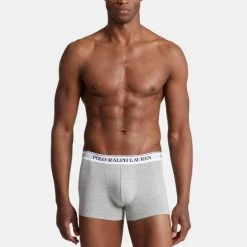 Το φθηνότερο 🎁 Εσώρουχα Polo Ralph Lauren 3-Pack Ανδρικά Μποξεράκια AND HTHR/BLACK/WHITE ✔️ -adidas-originals Κατάστημα polo ralph lauren clssic trunk 3 pack trunk 23