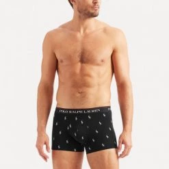 Τοπ 10 ⭐ Εσώρουχα Polo Ralph Lauren 3-Pack Ανδρικά Μπόξερ POLO BLACK/BLACK W/WHITE STRIPE/BLACK W/WHITE AOPP 🔔 -adidas-originals Κατάστημα polo ralph lauren clssic trunk 3 pack trunk 63