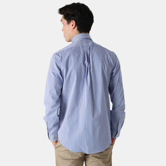 Κουπόνι ✨ Πουκάμισα Polo Ralph Lauren Slim Fit Stretch Poplin Ανδρικό Πουκάμισο 2866 BLUE/WHITE HAIRLINE STRIP 😉 4 Κουπόνι ✨ Πουκάμισα Polo Ralph Lauren Slim Fit Stretch Poplin Ανδρικό Πουκάμισο 2866 BLUE/WHITE HAIRLINE STRIP 😉 - Image 2