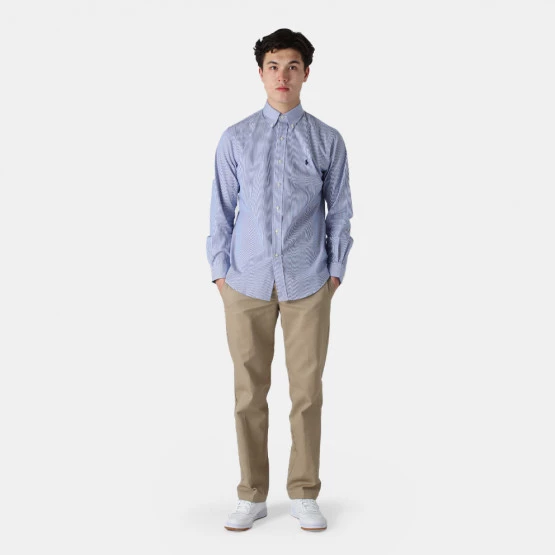 Κουπόνι ✨ Πουκάμισα Polo Ralph Lauren Slim Fit Stretch Poplin Ανδρικό Πουκάμισο 2866 BLUE/WHITE HAIRLINE STRIP 😉 7 Κουπόνι ✨ Πουκάμισα Polo Ralph Lauren Slim Fit Stretch Poplin Ανδρικό Πουκάμισο 2866 BLUE/WHITE HAIRLINE STRIP 😉 - Image 5