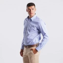 Καλύτερη πώληση 😀 Πουκάμισα Polo Ralph Lauren Ανδρικό Πουκάμισο 2866 BLUE/WHITE HAIRLINE STRIP 🤩 -adidas-originals Κατάστημα polo ralph lauren cubdppcs long sleeve sport shirt 26