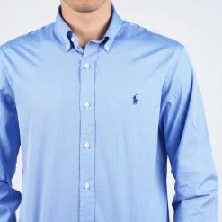 ΧΟΝΔΡΙΚΟ ΕΜΠΟΡΙΟ 🎉 Πουκάμισα Polo Ralph Lauren Ανδρικό Πουκάμισο 2865 BLUE END ON END 🎁 -adidas-originals Κατάστημα polo ralph lauren cubdppcs long sleeve sport shirt 50