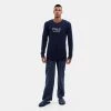 Best Pirce 😀 Ανδρικές Πιτζάμες Polo Ralph Lauren Ανδρικό Σετ Πιτζάμας NAVY / SPURS CALICO ⭐ -adidas-originals Κατάστημα polo ralph lauren l s pj set sleep set