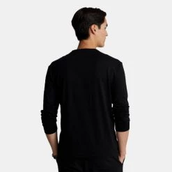 Ολοκαίνουργιο 🔔 Μπλούζα μακρύ μανίκι Polo Ralph Lauren Ανδρική Μπλούζα με Μακρύ Μανίκι POLO BLACK 👍 -adidas-originals Κατάστημα polo ralph lauren lscnclsm5 long sleeve t shirt 1