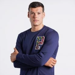 Η καλύτερη συμφωνία 💯 Μπλούζα μακρύ μανίκι Polo Ralph Lauren Ανδρική Μπλούζα με Μακρύ Μανίκι FRENCH NAVY 😍 -adidas-originals Κατάστημα polo ralph lauren lscncmslm2 long sleeve t shirt 2