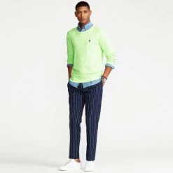 ΧΟΝΔΡΙΚΟ ΕΜΠΟΡΙΟ 🎁 Μπλούζα μακρύ μανίκι Polo Ralph Lauren Μακρυμάνικη Ανδρική Μπλούζα CRUISE LIME ⭐ -adidas-originals Κατάστημα polo ralph lauren lscnm1 long sleeve knit 11