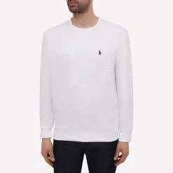 Ολοκαίνουργιο 🔥 Φούτερ Polo Ralph Lauren Ανδρικό Φούτερ WHITE/C7996 🎁