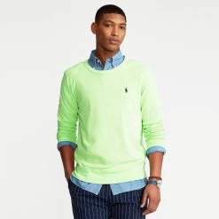 ΧΟΝΔΡΙΚΟ ΕΜΠΟΡΙΟ 🎁 Μπλούζα μακρύ μανίκι Polo Ralph Lauren Μακρυμάνικη Ανδρική Μπλούζα CRUISE LIME ⭐