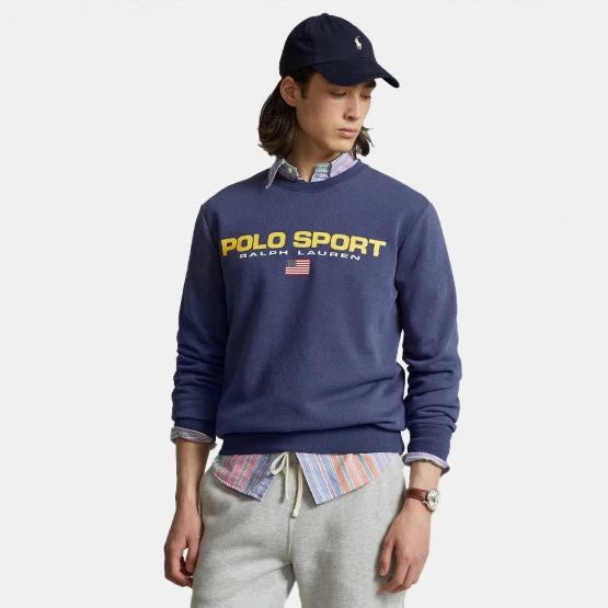 Προώθηση 🎉 Φούτερ Polo Ralph Lauren Sport Fleece Ανδρικό Φούτερ DARK COBALT ✨ 3 Προώθηση 🎉 Φούτερ Polo Ralph Lauren Sport Fleece Ανδρικό Φούτερ DARK COBALT ✨