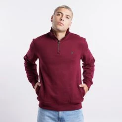 ΧΟΝΔΡΙΚΟ ΕΜΠΟΡΙΟ 👏 Φούτερ Polo Ralph Lauren Ανδρικό Πουλόβερ CLASSIC WINE 🎉 -adidas-originals Κατάστημα polo ralph lauren lshzm14 long sleeve sweatshirt 2