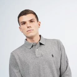 Flash Sale ✔️ Πόλο Τ-shirts Polo Ralph Lauren Ανδρικό Μακρυμάνικο Πόλο CANTERBURY HEATHER 💯 -adidas-originals Κατάστημα polo ralph lauren lskccmslm2 long sleeve knit 6