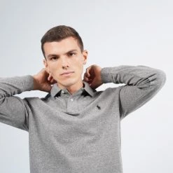 Flash Sale ✔️ Πόλο Τ-shirts Polo Ralph Lauren Ανδρικό Μακρυμάνικο Πόλο CANTERBURY HEATHER 💯 -adidas-originals Κατάστημα polo ralph lauren lskccmslm2 long sleeve knit 7