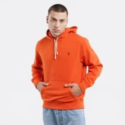 Προϋπολογισμός ⭐ Μπλούζες με Κουκούλα Polo Ralph Lauren Ανδρική Μπλούζα με Κουκούλα COLLEGE ORANGE/C5958 ⌛ -adidas-originals Κατάστημα polo ralph lauren lspohood m2 long sleeve knit 6