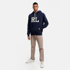 Εκπτωση 💯 Φούτερ Polo Ralph Lauren Ανδρική Μπλούζα με Κουκούλα CRUISE NAVY 🔔 -adidas-originals Κατάστημα polo ralph lauren lspohoodm4 long sleeve sweatshir 4