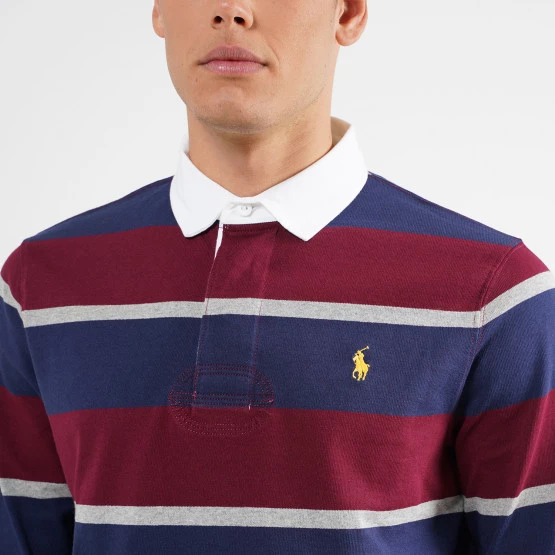 Νέος ✔️ Πόλο Τ-shirts Polo Ralph Lauren Aνδρική Μακρυμάνικη Μπλούζα με γιακά CLASSIC WINE MULTI 👏 6 Νέος ✔️ Πόλο Τ-shirts Polo Ralph Lauren Aνδρική Μακρυμάνικη Μπλούζα με γιακά CLASSIC WINE MULTI 👏 - Image 4