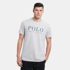 Νέος ❤️ T-Shirts | Μπλούζα κοντό μανίκι Polo Ralph Lauren Classics Ανδρικό T-Shirt GREY 😉