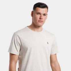 Best Pirce 😉 T-Shirts | Μπλούζα κοντό μανίκι Polo Ralph Lauren Classics Ανδρικό T-Shirt GREY 😍 -adidas-originals Κατάστημα polo ralph lauren m classics 1 t shirt 2
