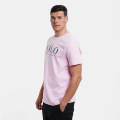 Τοπ 10 💯 T-Shirts | Μπλούζα κοντό μανίκι Polo Ralph Lauren Classics Ανδρικό T-Shirt PINK 🌟 -adidas-originals Κατάστημα polo ralph lauren m classics 1 t shirt 6