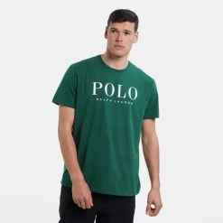 Εκπτωση ⌛ T-Shirts | Μπλούζα κοντό μανίκι Polo Ralph Lauren Classics Ανδρικό T-Shirt GREEN 🔔