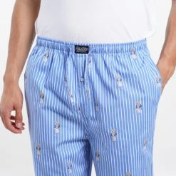 Flash Sale 💯 Ανδρικές Πιτζάμες Polo Ralph Lauren Pant-Sleep-Bottom Ανδρικό Παντελόνι Πιτζάμας BEAR STRIPE 😍 -adidas-originals Κατάστημα polo ralph lauren pj pant sleep bottom 11
