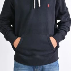 Πολύ καλή προσφορά 😍 Μπλούζες με Κουκούλα Polo Ralph Lauren Ανδρική Μπλούζα με Κουκούλα POLO BLACK ✨ -adidas-originals Κατάστημα polo ralph lauren rl fleece lsl knt 3