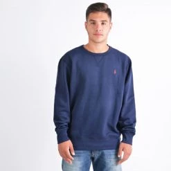 Κουπόνι 😍 Polo Ralph Lauren Φούτερ Ralph Lauren Rl FLeece-Lsl-Knt CRUISE NAVY 🤩