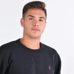 Το φθηνότερο ⌛ Polo Ralph Lauren Φούτερ Ralph Lauren Rl FLeece-Lsl-Knt POLO BLACK 🧨 -adidas-originals Κατάστημα polo ralph lauren rl fleece lsl knt 9