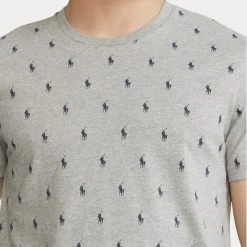 ΧΟΝΔΡΙΚΟ ΕΜΠΟΡΙΟ 🎁 Ανδρικές Πιτζάμες Polo Ralph Lauren S/S Ανδρικό T-shirt ANDOVER HEATHER AOPP 😍 -adidas-originals Κατάστημα polo ralph lauren s s crew crew sleep top 2