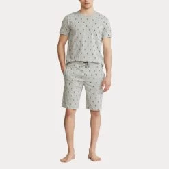 ΧΟΝΔΡΙΚΟ ΕΜΠΟΡΙΟ 🎁 Ανδρικές Πιτζάμες Polo Ralph Lauren S/S Ανδρικό T-shirt ANDOVER HEATHER AOPP 😍 -adidas-originals Κατάστημα polo ralph lauren s s crew crew sleep top 3