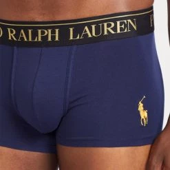 Νέος 😍 Εσώρουχα Polo Ralph Lauren Ανδρικό Μποξεράκι CRUISE NAVY GOLD PP 🌟 -adidas-originals Κατάστημα polo ralph lauren solid trunk single trunk 2