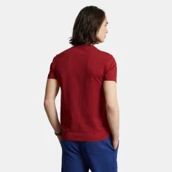 ΧΟΝΔΡΙΚΟ ΕΜΠΟΡΙΟ 😉 T-Shirts | Μπλούζα κοντό μανίκι Polo Ralph Lauren Ανδρικό T-Shirt HOLIDAY RED/C7361 ❤️ -adidas-originals Κατάστημα polo ralph lauren sscncmslm2 short sleeve t shirt 1