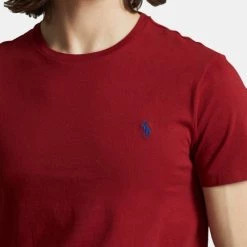 ΧΟΝΔΡΙΚΟ ΕΜΠΟΡΙΟ 😉 T-Shirts | Μπλούζα κοντό μανίκι Polo Ralph Lauren Ανδρικό T-Shirt HOLIDAY RED/C7361 ❤️ -adidas-originals Κατάστημα polo ralph lauren sscncmslm2 short sleeve t shirt 2
