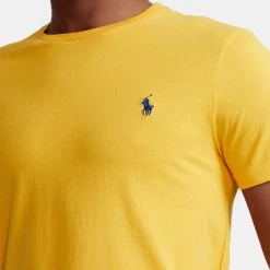 Προώθηση ✔️ T-Shirts | Μπλούζα κοντό μανίκι Polo Ralph Lauren Ανδρικό T-Shirt GOLD BUGLE/C7316 👏 -adidas-originals Κατάστημα polo ralph lauren sscncmslm2 short sleeve t shirt 6