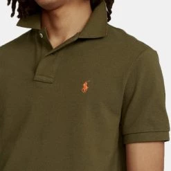 Κουπόνι ⌛ Πόλο Τ-shirts Polo Ralph Lauren Ανδρικο Polo T-shirt DEFENDER GREEN/C2226 🔔 -adidas-originals Κατάστημα polo ralph lauren sskccmslm1 short sleeve knit 10