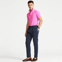 Εκπτωση 💯 Πόλο Τ-shirts Polo Ralph Lauren Ανδρικό Πόλο T-shirt MAUI PINK/C5368 ⭐ -adidas-originals Κατάστημα polo ralph lauren sskccmslm1 short sleeve knit 15