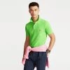 Flash Sale 👍 Πόλο Τ-shirts Polo Ralph Lauren Ανδρικό Πόλο T-shirt KIWI LIME/C3867 🧨 -adidas-originals Κατάστημα polo ralph lauren sskccmslm1 short sleeve knit 16