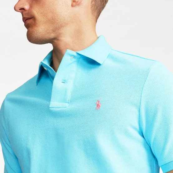 Εξοδος 😀 Πόλο Τ-shirts Polo Ralph Lauren Ανδρική Πόλο Μπλούζα FRENCH TURQUOISE/C3664 🌟 5 Εξοδος 😀 Πόλο Τ-shirts Polo Ralph Lauren Ανδρική Πόλο Μπλούζα FRENCH TURQUOISE/C3664 🌟 - Image 3