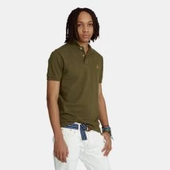 Κουπόνι ⌛ Πόλο Τ-shirts Polo Ralph Lauren Ανδρικο Polo T-shirt DEFENDER GREEN/C2226 🔔
