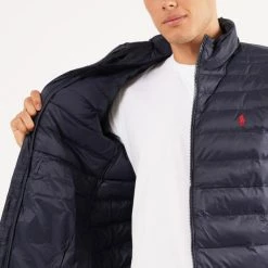 Flash Sale 😍 Μπουφάν Polo Ralph Lauren Terra Καπιτονέ Ανδρικό Μπουφάν COLLECTION NAVY 🥰 -adidas-originals Κατάστημα polo ralph lauren terra jkt poly fill jacket 14