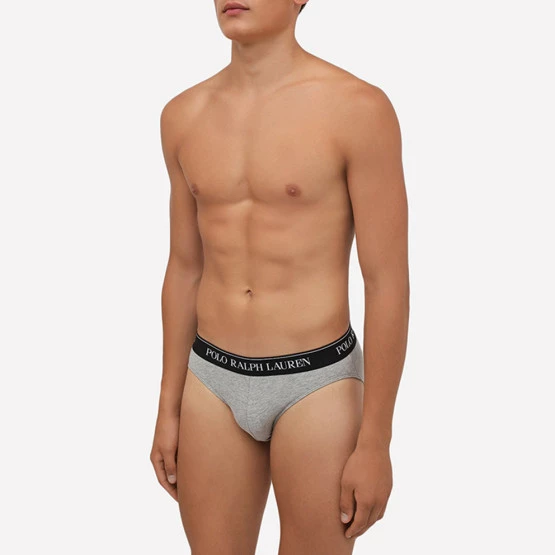 Νέος ✔️ Εσώρουχα Polo Ralph Lauren Ανδρικά Briefs WHITE/POLO BLK/ANDOVER HTR ⌛ 4 Νέος ✔️ Εσώρουχα Polo Ralph Lauren Ανδρικά Briefs WHITE/POLO BLK/ANDOVER HTR ⌛ - Image 2