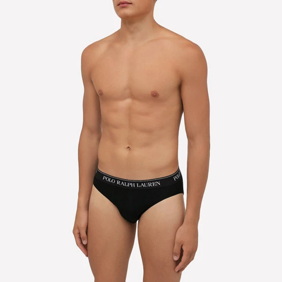 Νέος ✔️ Εσώρουχα Polo Ralph Lauren Ανδρικά Briefs WHITE/POLO BLK/ANDOVER HTR ⌛ 6 Νέος ✔️ Εσώρουχα Polo Ralph Lauren Ανδρικά Briefs WHITE/POLO BLK/ANDOVER HTR ⌛ - Image 4