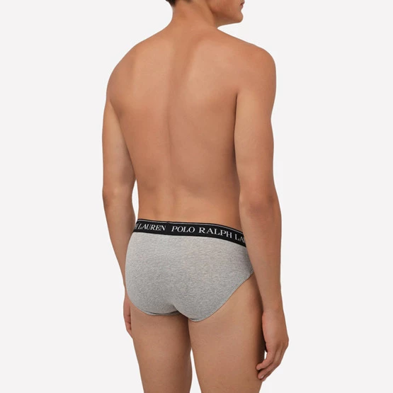 Νέος ✔️ Εσώρουχα Polo Ralph Lauren Ανδρικά Briefs WHITE/POLO BLK/ANDOVER HTR ⌛ 7 Νέος ✔️ Εσώρουχα Polo Ralph Lauren Ανδρικά Briefs WHITE/POLO BLK/ANDOVER HTR ⌛ - Image 5